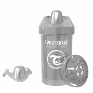 TwistShake  TwistShake fľaša pre deti 300ml pastel grey