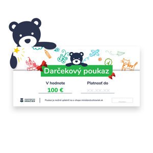 Ministerstvo Hraček  Ministerstvo Hraček Darčekový poukaz 100 €