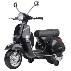 mamido  Detská Vespa elektrický skúter čierny