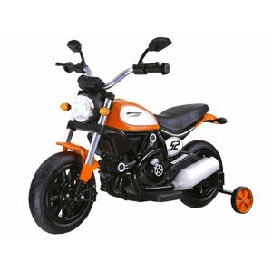 mamido  Detská elektrická motorka Street Bob oranžová