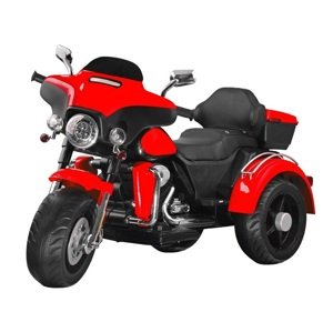 mamido  Detská elektrická motorka Chopper Shine červená