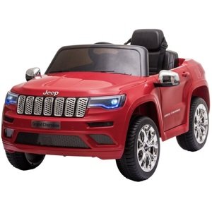 mamido  Detské elektrické autíčko Jeep Grand Cherokee červené