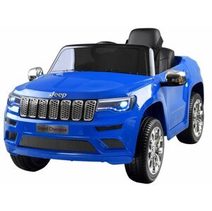 mamido  Detské elektrické autíčko Jeep Grand Cherokee lakované modré