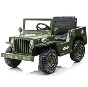 mamido  Detský elektrický jeep Willys Star 4x4 svetlo zelený