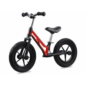 mamido  Detské odrážadlo Tiny Bike nafukovacie kolesá 12" červené