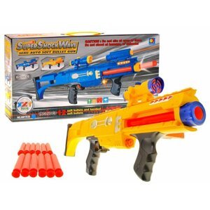 mamido  Detská pištoľ s penovými nábojmi MP18 žltá