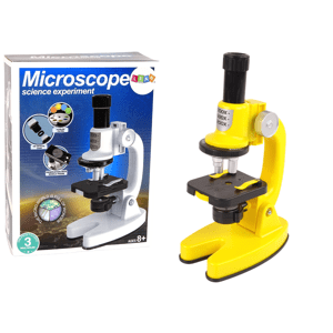 mamido  Žltý mikroskop pre malú vedeckú vzdelávaciu sadu