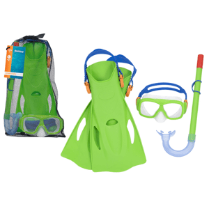 Bestway  Potápačský set Maska, Šnorchel, Plutvy Green Bestway 25019
