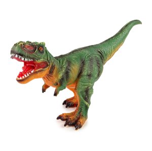 mamido  Veľký dinosaurus Tyrannosaurus Rex figúrka zelená a oranžová Zvuk: 60 cm Dĺžka