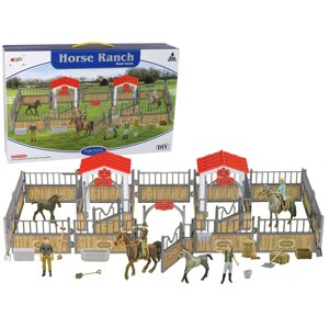 mamido  DIY skladacia súprava Ranch Farma koňa Jazda na koni