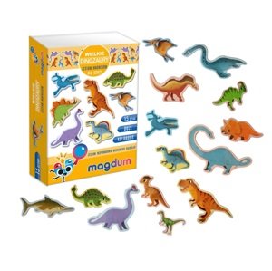 mamido  Detské magnetky dinosaurov 15 dielov