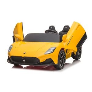 mamido  Elektrické autíčko Maserati MC20 na akumulátor v žltej farbe