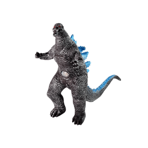 mamido  Veľká postava Godzilla šedá dinosaurus zvuk 42cm