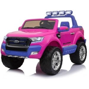 mamido  Detské elektrické autíčko Ford Ranger Wildtrak 4x4 ružové