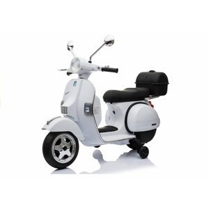 mamido  Detský elektrický skúter Vespa biela