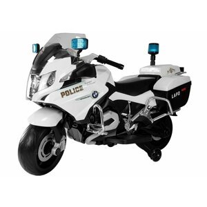 mamido  Elektrická motorka BMW R1200 Polícia biela
