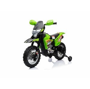 mamido  Detská elektrická motorka Cross zelená