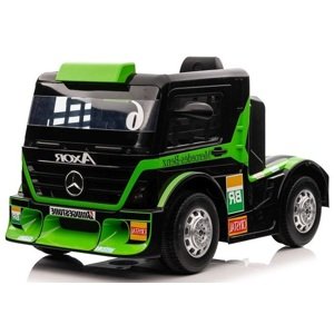 mamido  Detský elektrický kamión Mercedes Axor LCD zelený