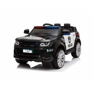 mamido  Elektrické autíčko Polícia čierne