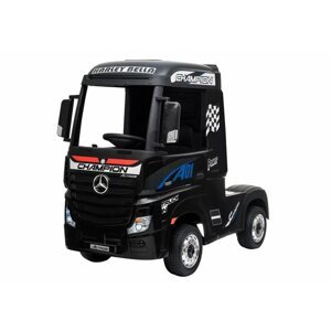 mamido  Detský elektrický kamión Mercedes-Benz Actros 4x4 MP4 lakovaný čierny