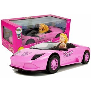 mamido  Bábika a autíčko kabriolet svetlo ružové