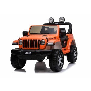 mamido  Elektrické autíčko Jeep Wrangler Rubicon 4x4 oranžové