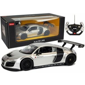 mamido  Auto na diaľkové ovládanie R / C Audi R8 LMS 1:14 strieborné