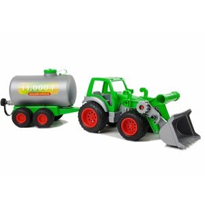 mamido  Farmársky traktor Nakladač Cisterna zeleno-šedá 8794
