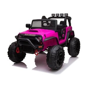 mamido  Elektrické autíčko Jeep Brothers lakované ružové 24V 2x200W