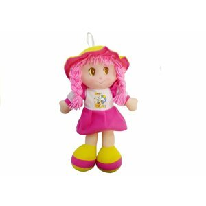 mamido  Plyšová bábika 35 cm ružová