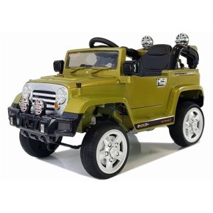 mamido  Detské elektrické autíčko Jeep Country zelené
