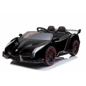 mamido  Elektrické autíčko Lamborghini Venny LCD MP4 4x4 čierne