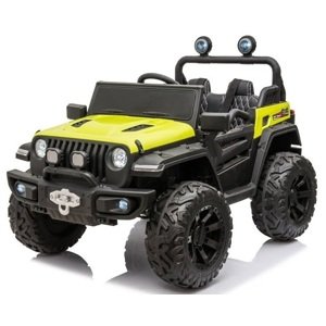 mamido  Detské elektrické auto Jeep Off Road 4x4 zelené