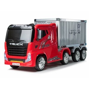 mamido  Detský elektrický kamión Champion Truck 4x4 červený