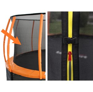 mamido  LEAN Sport Najlepšie 8ft trampolína vnútorná sieť