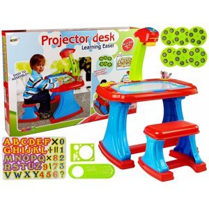 mamido  Detský projektor na maľovanie so stolčekom
