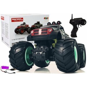 mamido  Terénne auto Bigfoot na diaľkové ovládanie R / C 1:18 čierne