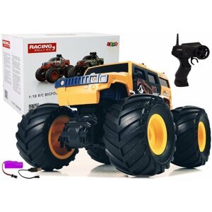 mamido  Terénne auto Bigfoot na diaľkové ovládanie R / C 1:18 žlté