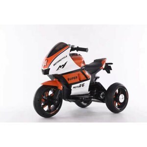 mamido  Detská elektrická motorka MotoV6 oranžová