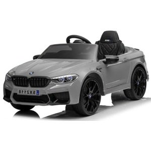 mamido  Elektrické autíčko BMW M5 lakované strieborné