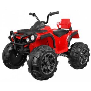 mamido  Elektrická štvorkolka ATV s ovládačom, EVA kolesá červená