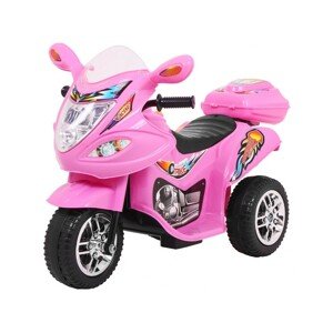 mamido  Detská elektrická motorka skúter ružový