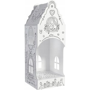 mamido  Omaľovánka 3D domček s králikmi