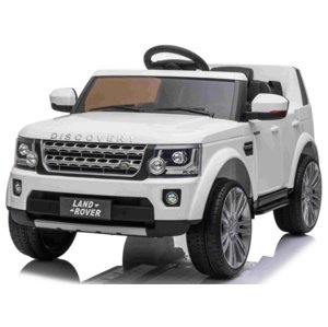 mamido  Elektrické autíčko Land Rover Discovery biele