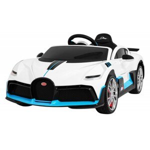 mamido  Detské elektrické autíčko Bugatti Divo biele