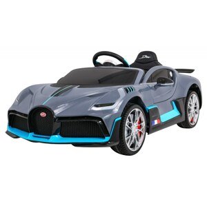 mamido  Detské elektrické autíčko Bugatti Divo čierne