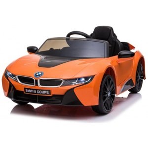 mamido  Elektrické autíčko BMW I8 LIFT oranžové