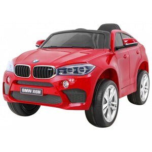 mamido  Elektrické autíčko BMW X6 M lakované červené