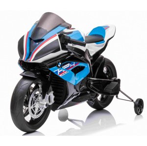 mamido  Detská elektrická motorka BMW HP4 Race modrá