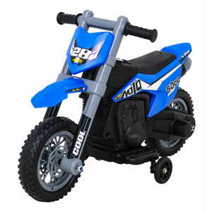 mamido  Detská elektrická motorka V-Cross modrá